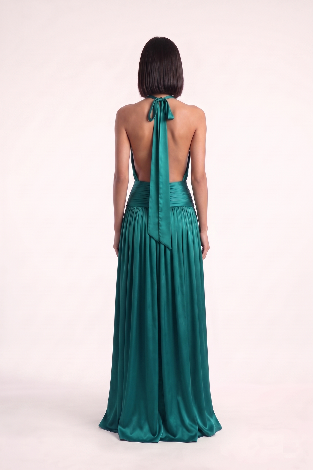 Teal Halter Gown - PU27:RW16 3