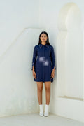 Midnight Blue Orbit Dress