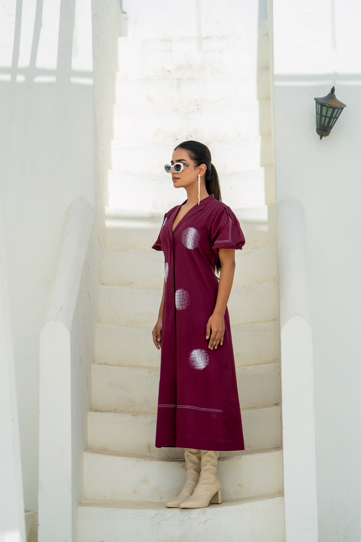 Lunar Phase Midnight Cherry Dress view 2 — Shop 963 Label, The Curated Collective