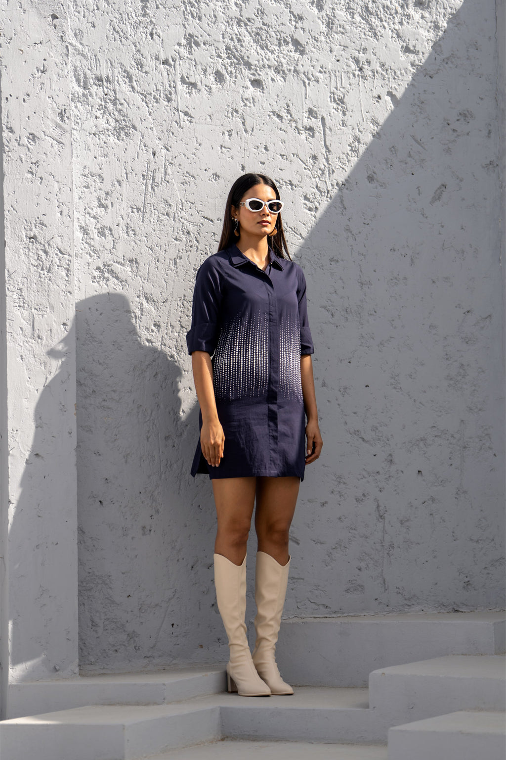 Pixelated Rhythm Dress