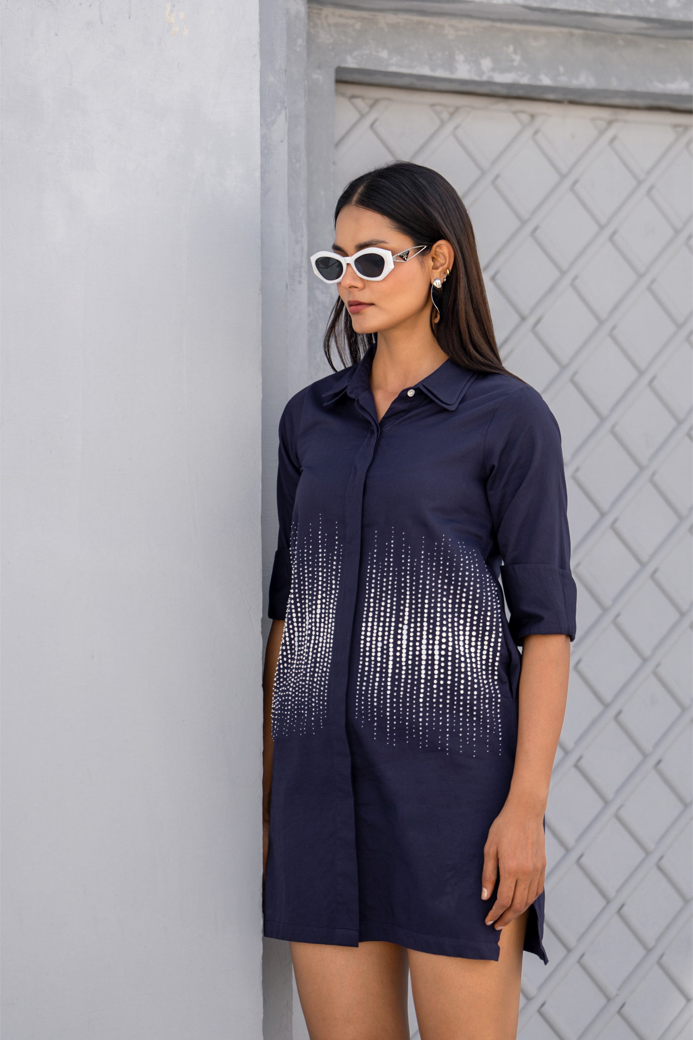 Pixelated Rhythm Dress