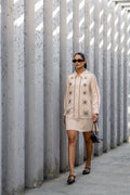 Beige Moon Gradation Dress