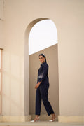 Midnight Navy Piano Coord Set