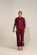 Wine Eclipse Co-ord Set