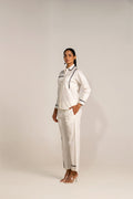 Assymetrical White Coord Set