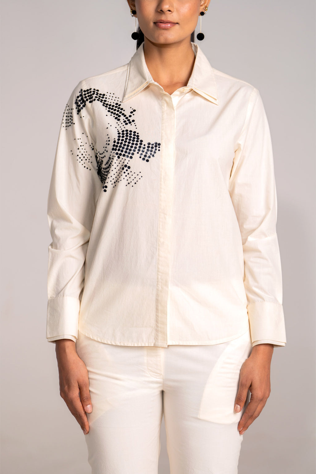 Halftone Ecru Coord Set