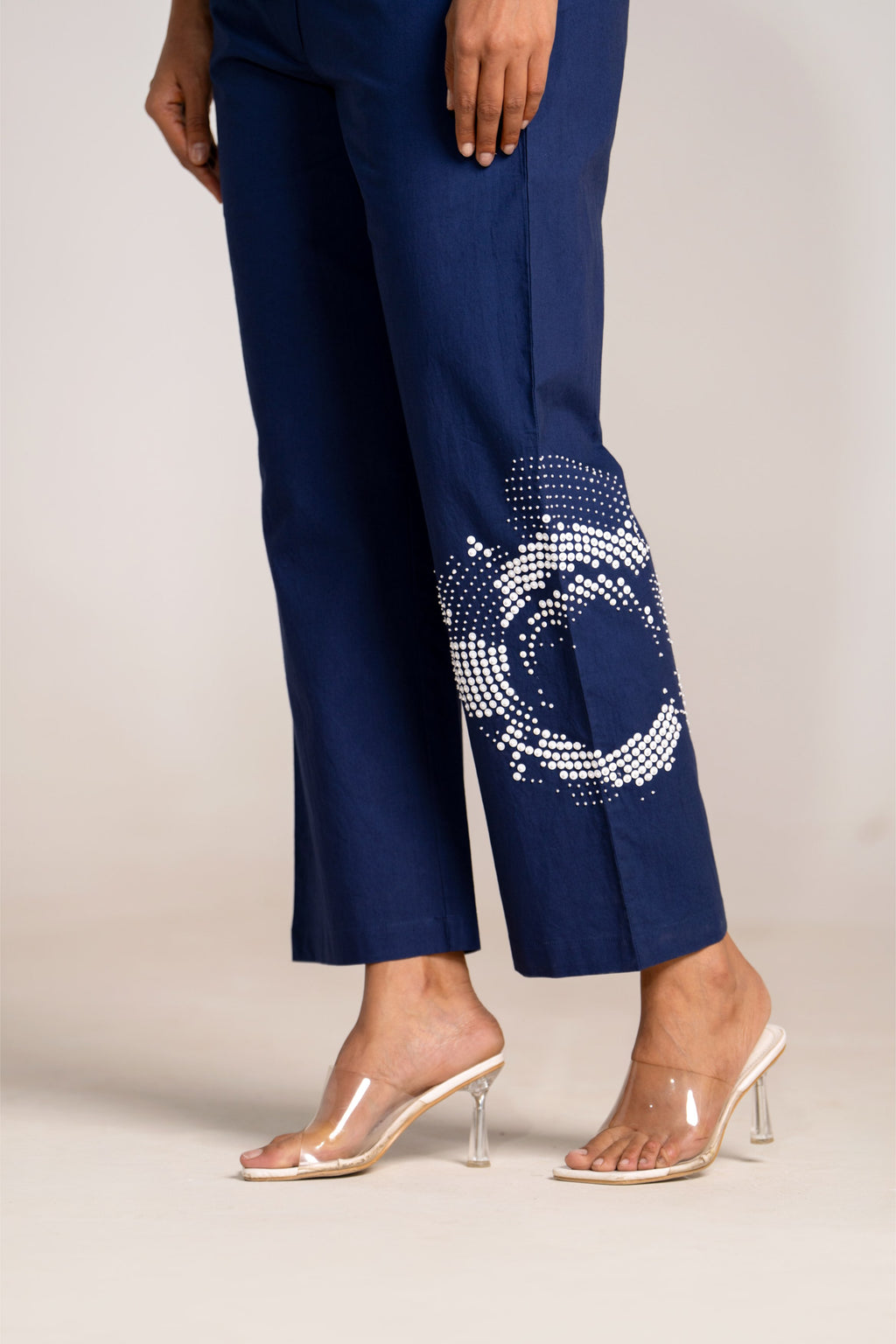 Halftone Blue Cotton Coord Set
