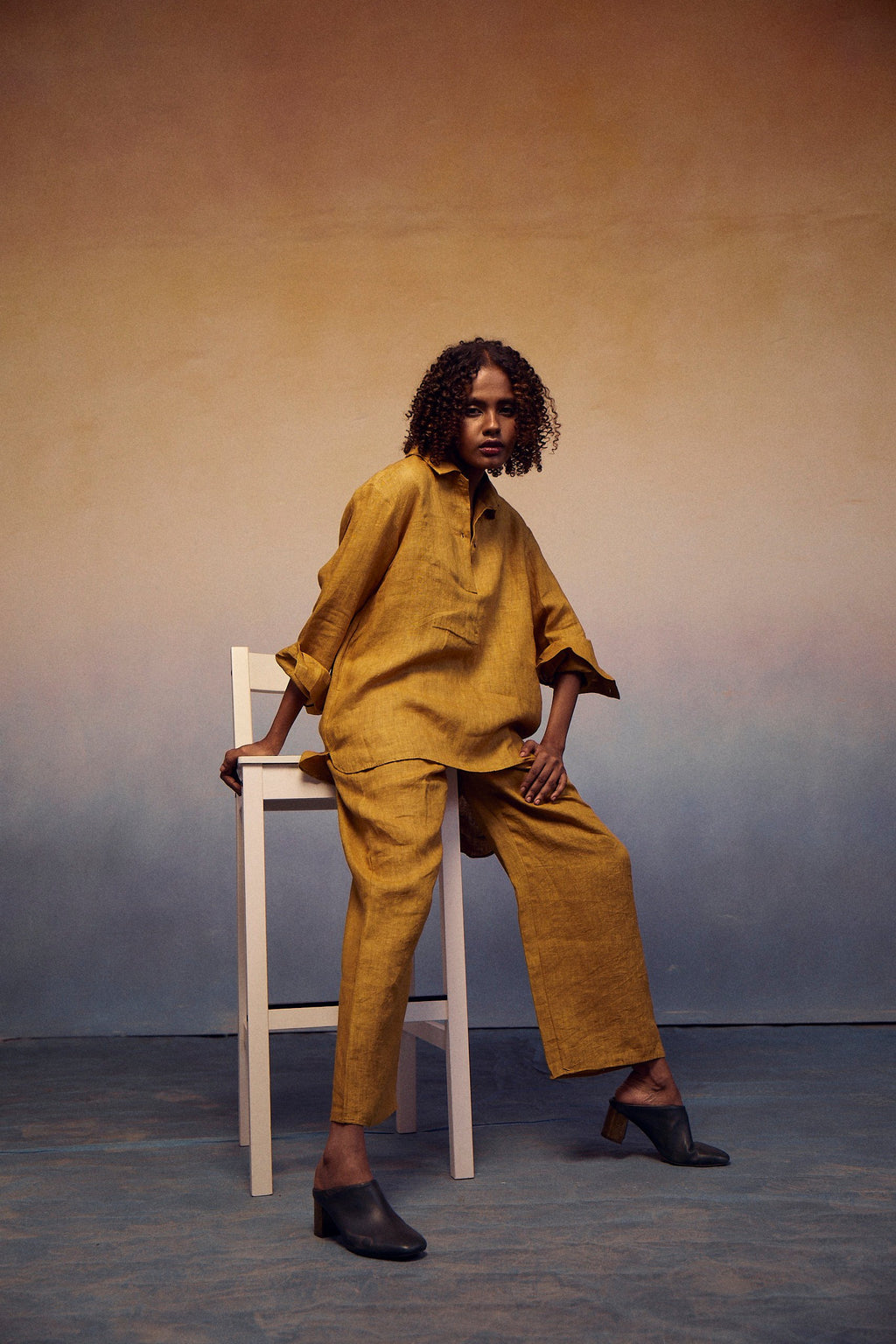 OVERSIZE SET - MUSTARD