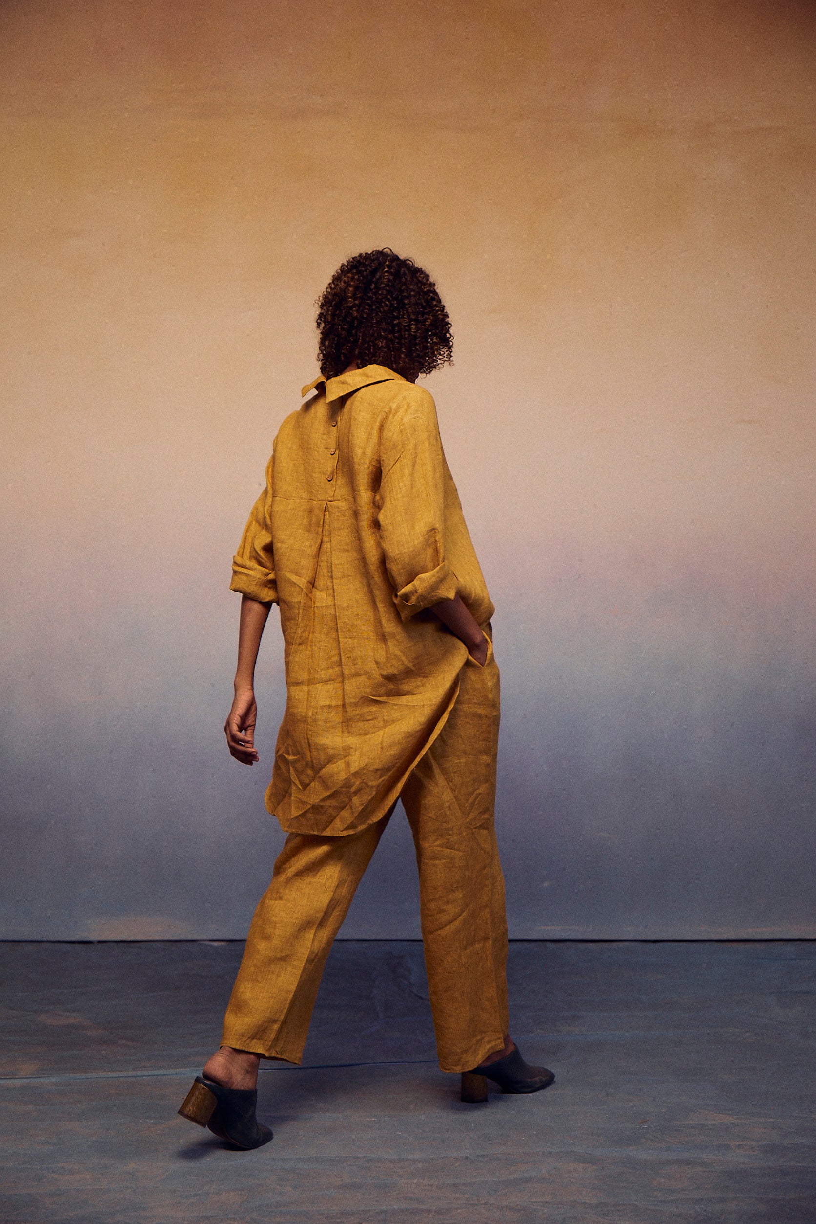 OVERSIZE SET - MUSTARD