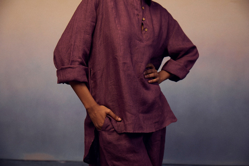 OVERSIZE SET - PLUM