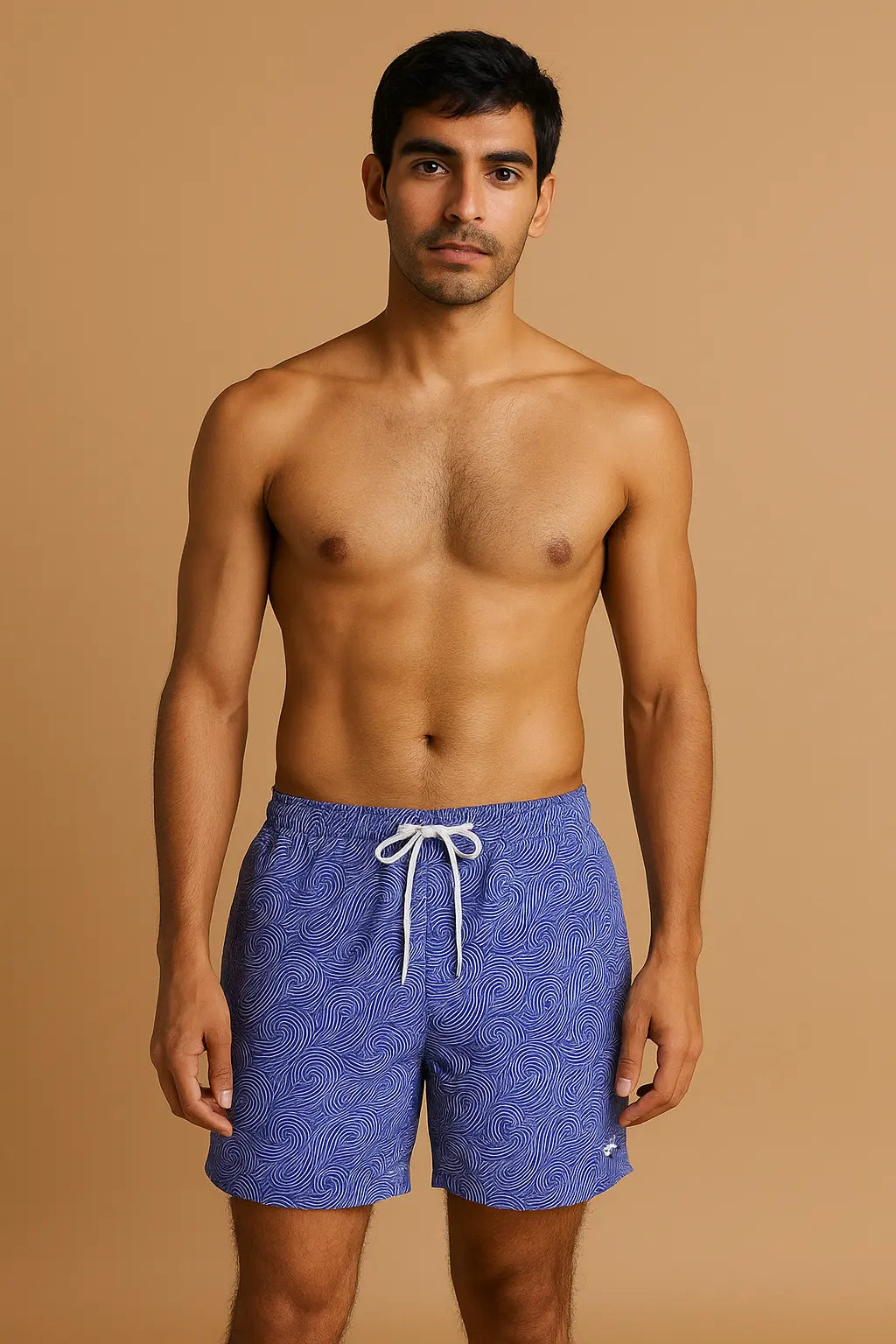 Men's Swim Shorts - Rippled Rhythm