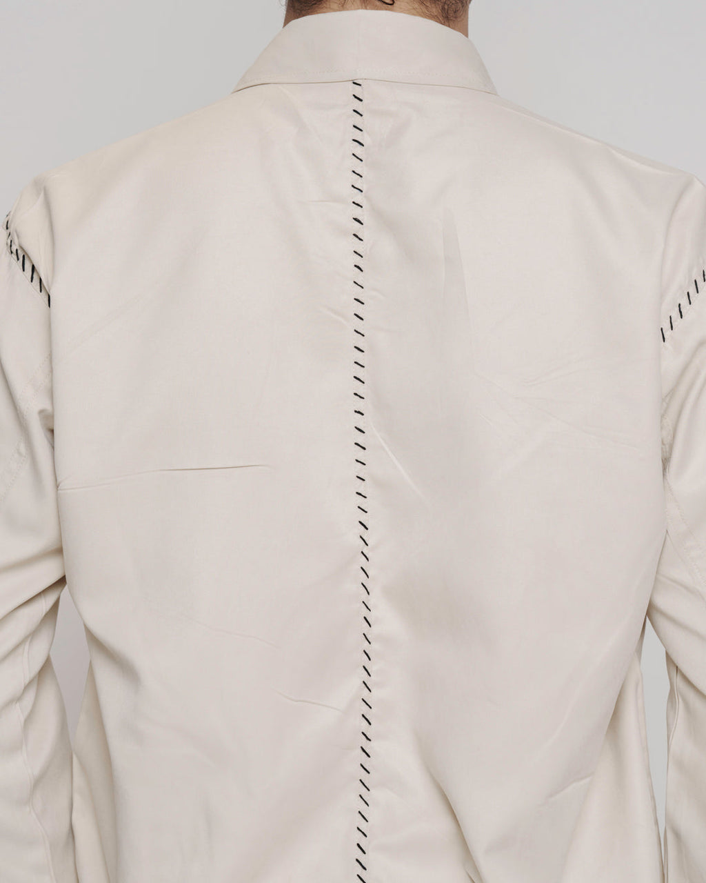 Suede Eggshell Shacket