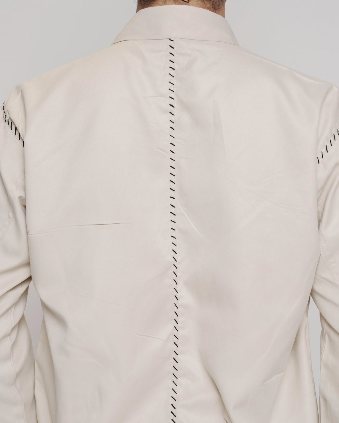 Suede Eggshell Shacket