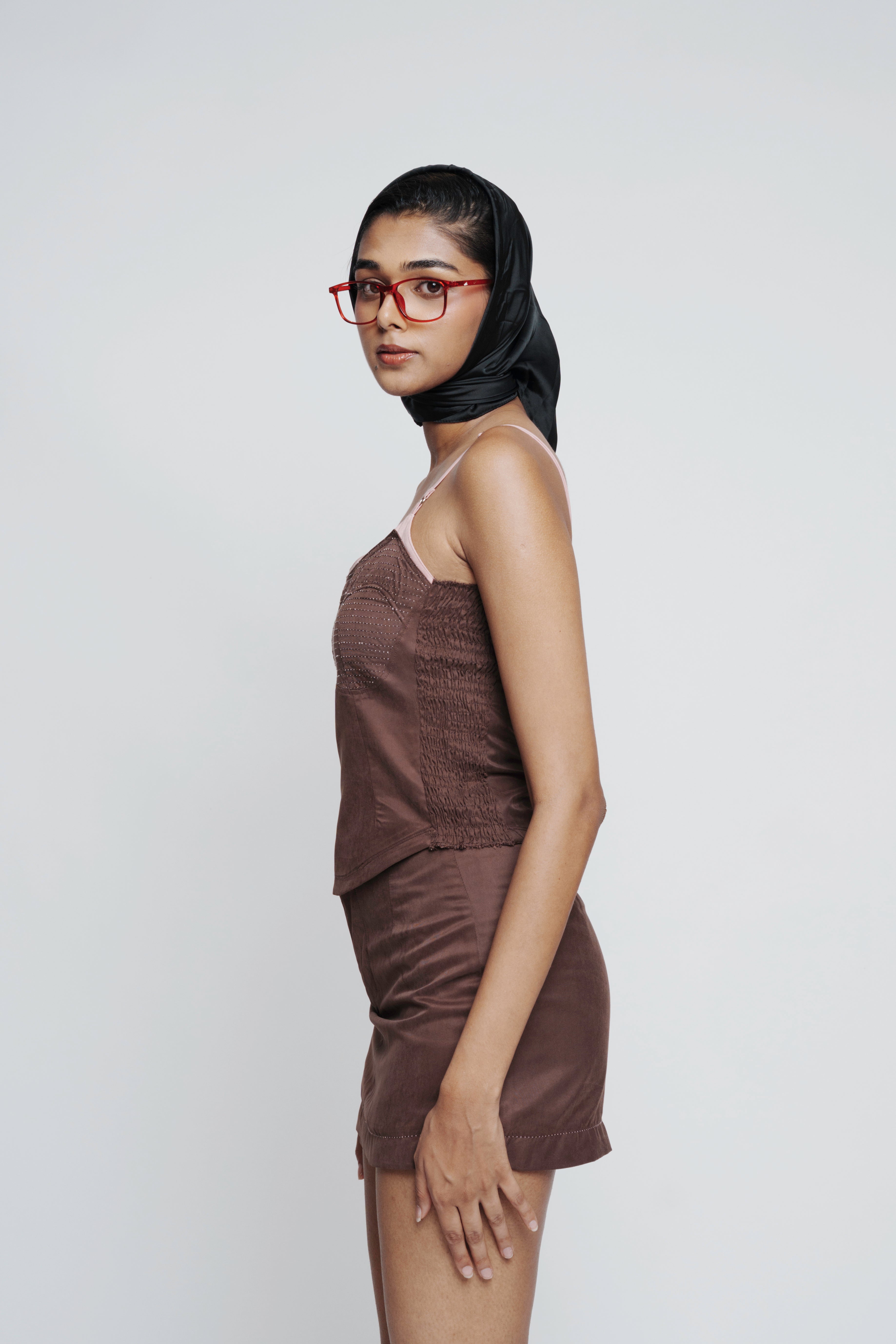 Suede Mini Skort