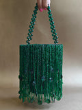 Bottle Green Shimmy Bag