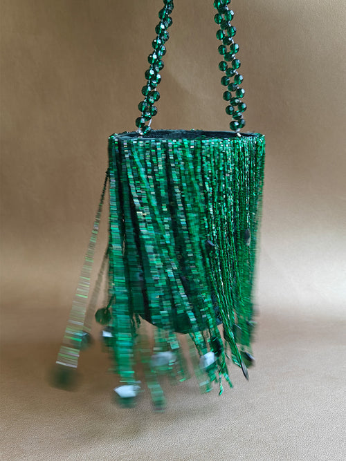 Bolsa Shimmy Verde Botella