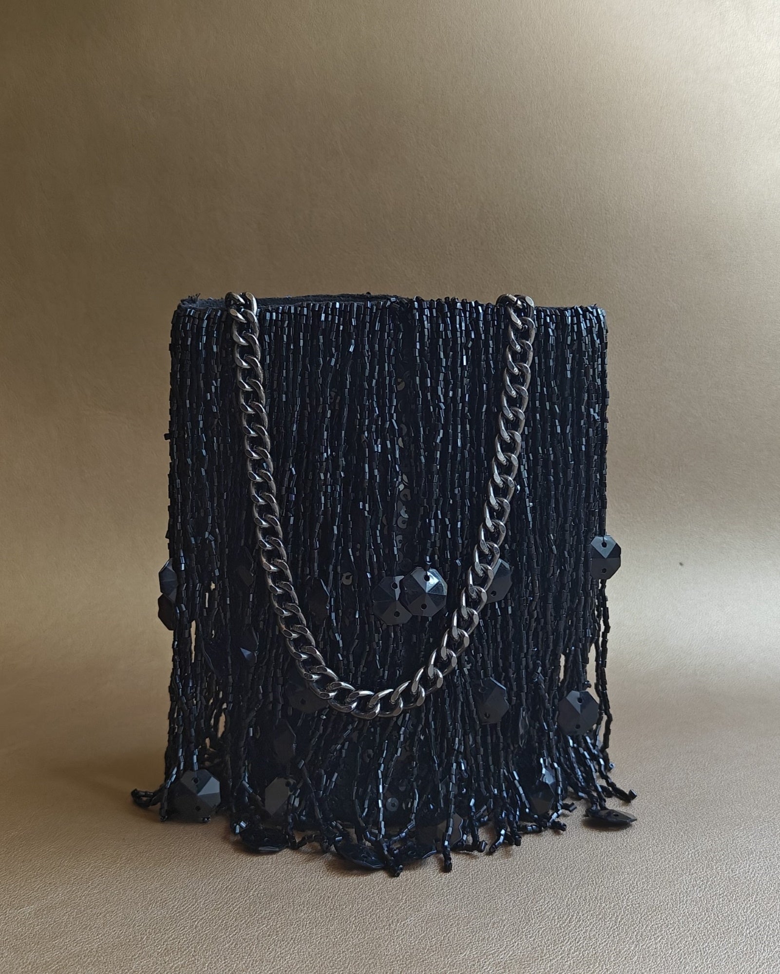 Black Shimmy Bag
