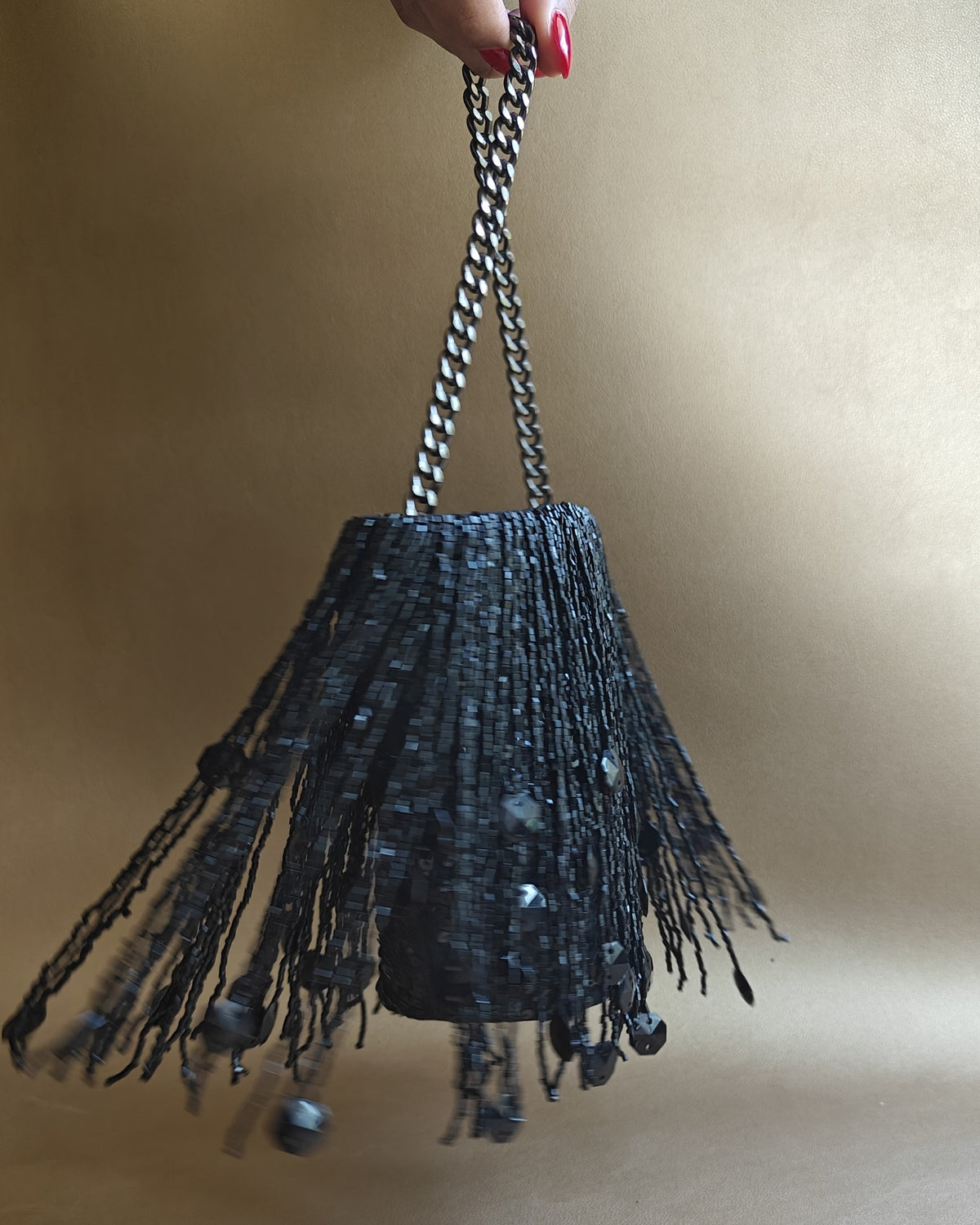 Black Shimmy Bag view 2 — Plode, The Curated Collective