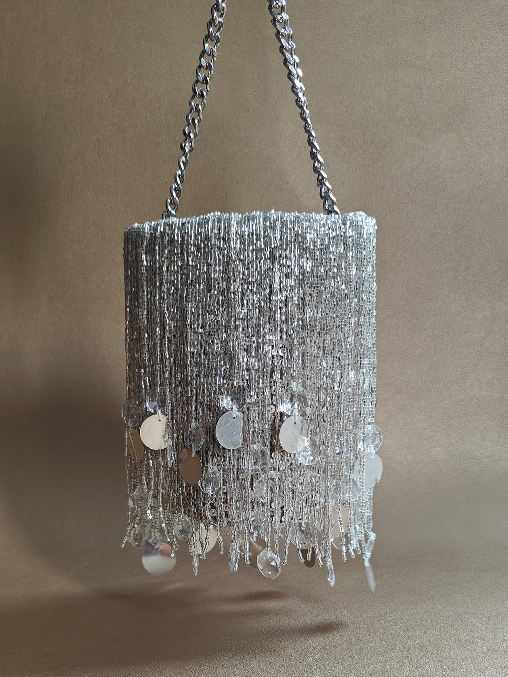 Silver Shimmy Bag