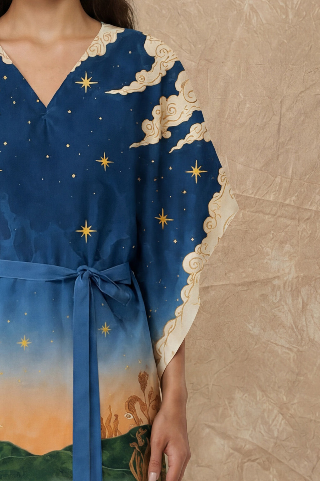 Tree Of Life Wrap Kaftan