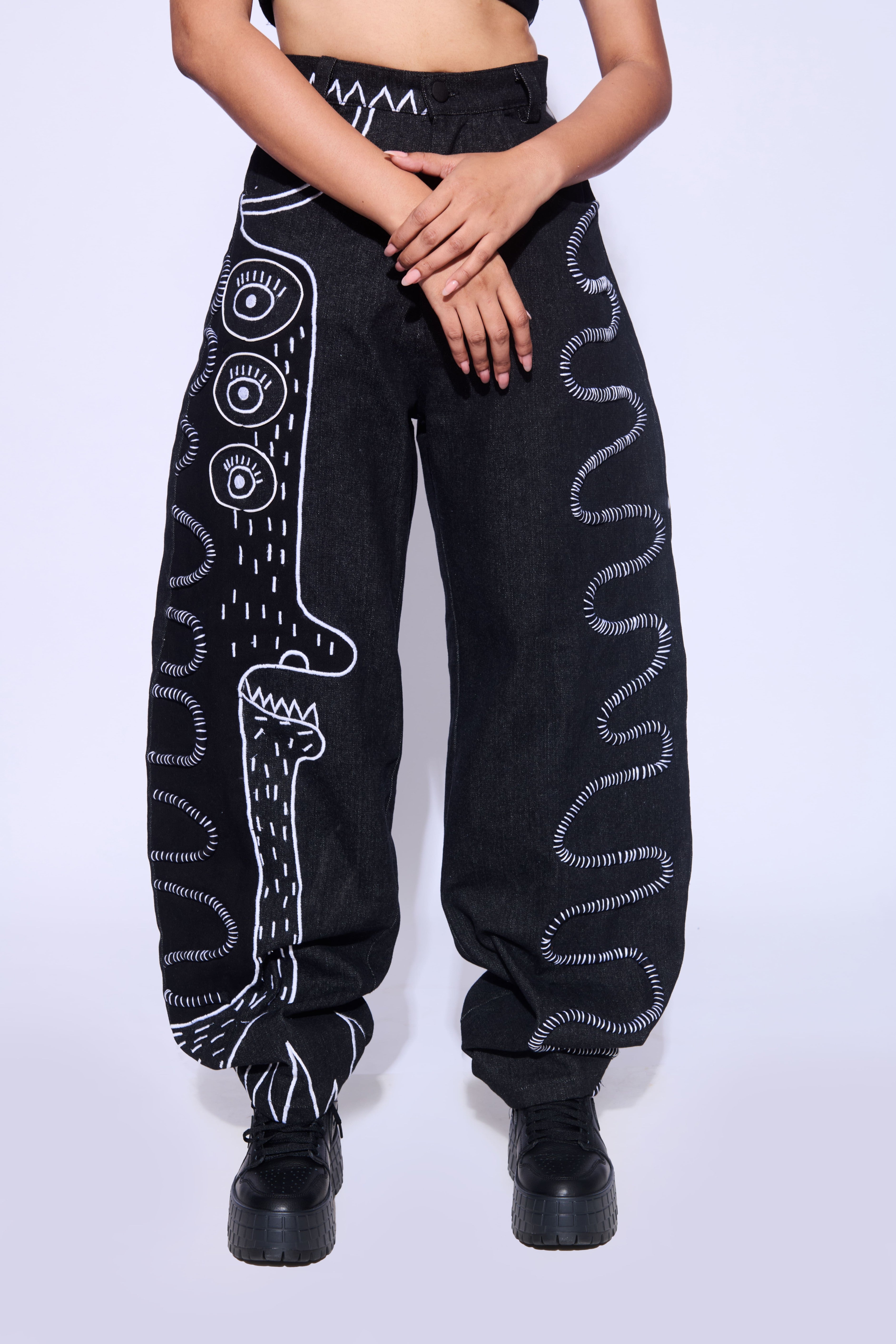 COLOURBLIND PANTS - BLACK