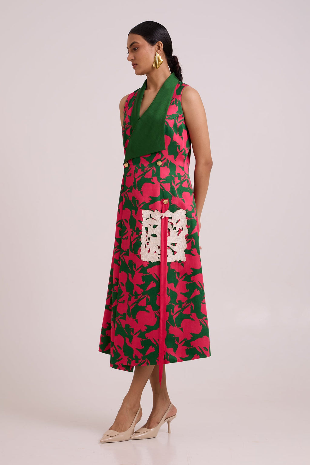Taylor - Overlap Long Blazer Dress