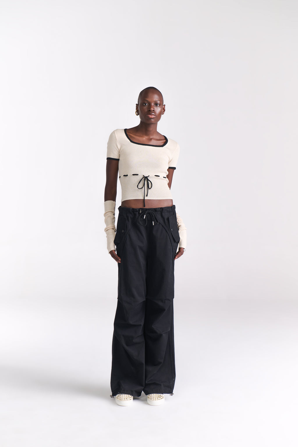 Black Parachute Pants