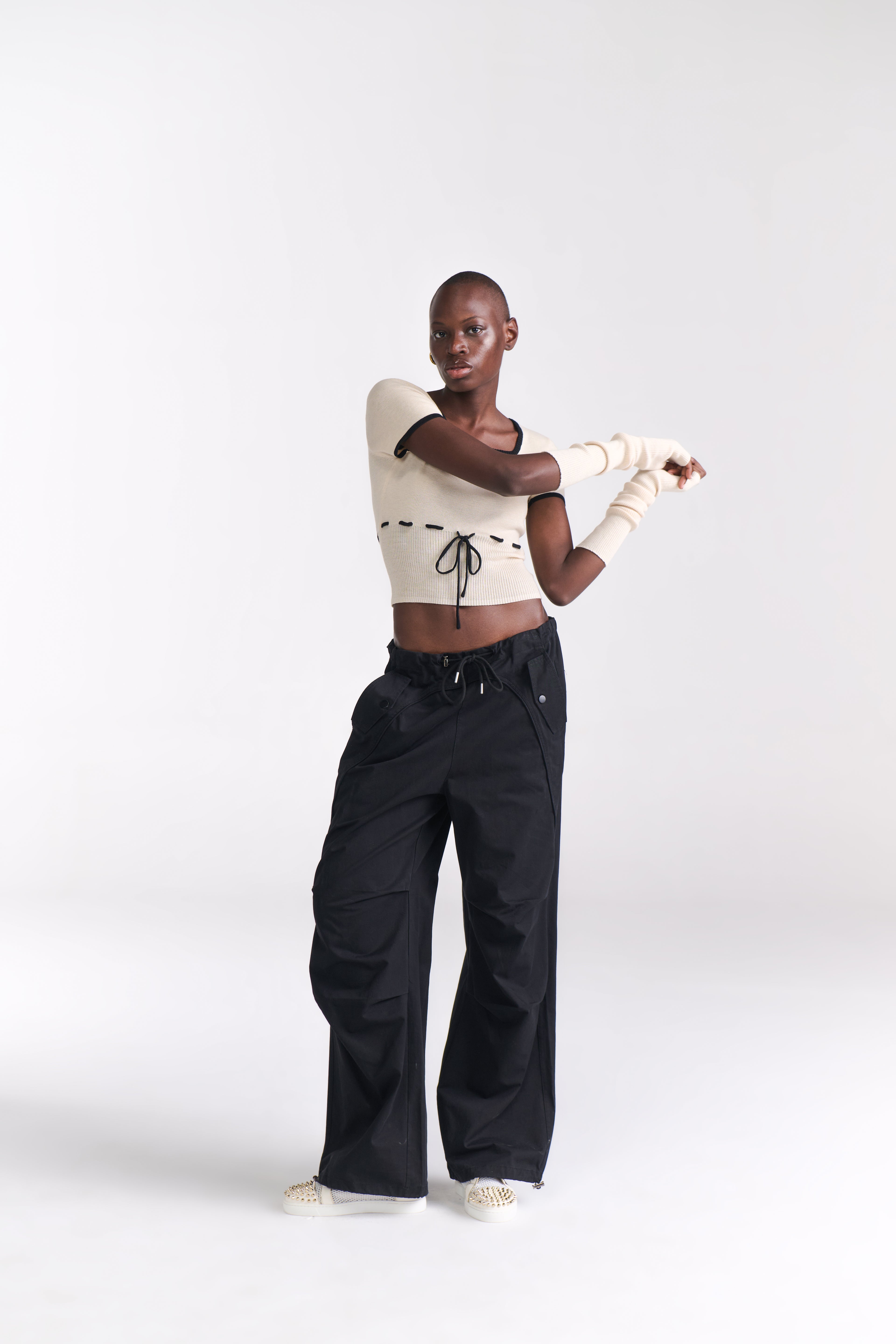 Black Parachute Pants