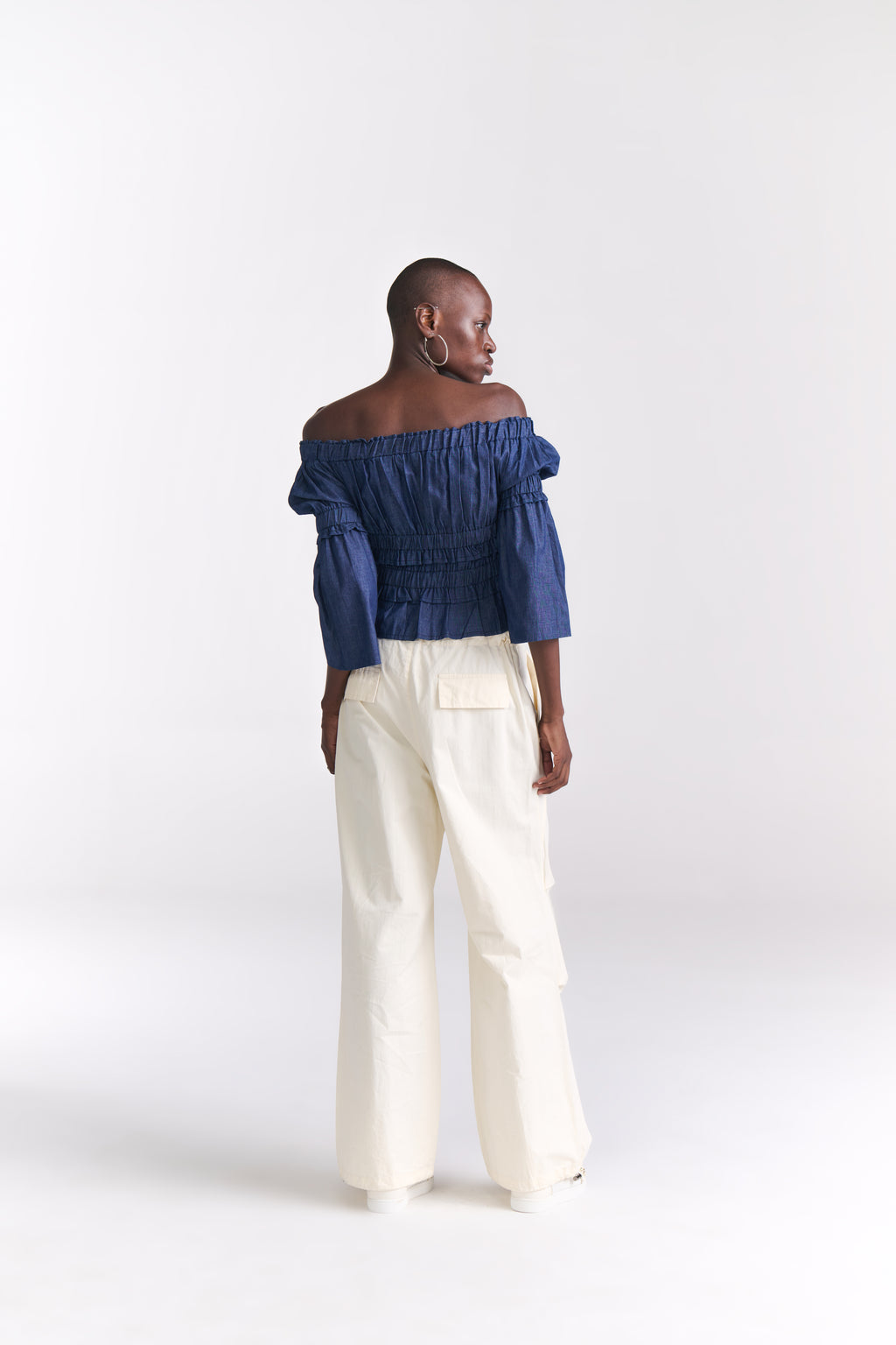 Off White Parachute Pants