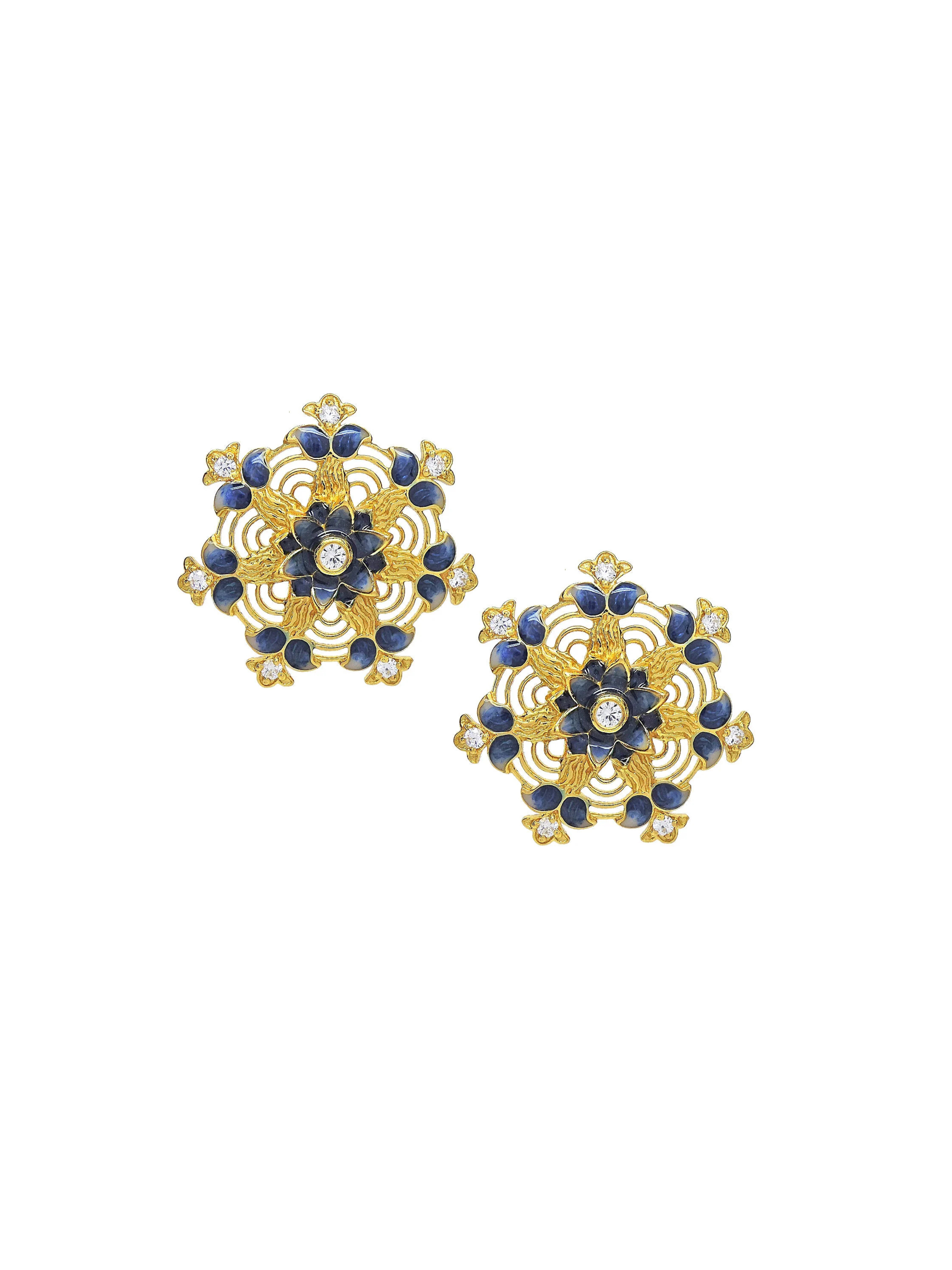 Shaze Enamel Earrings