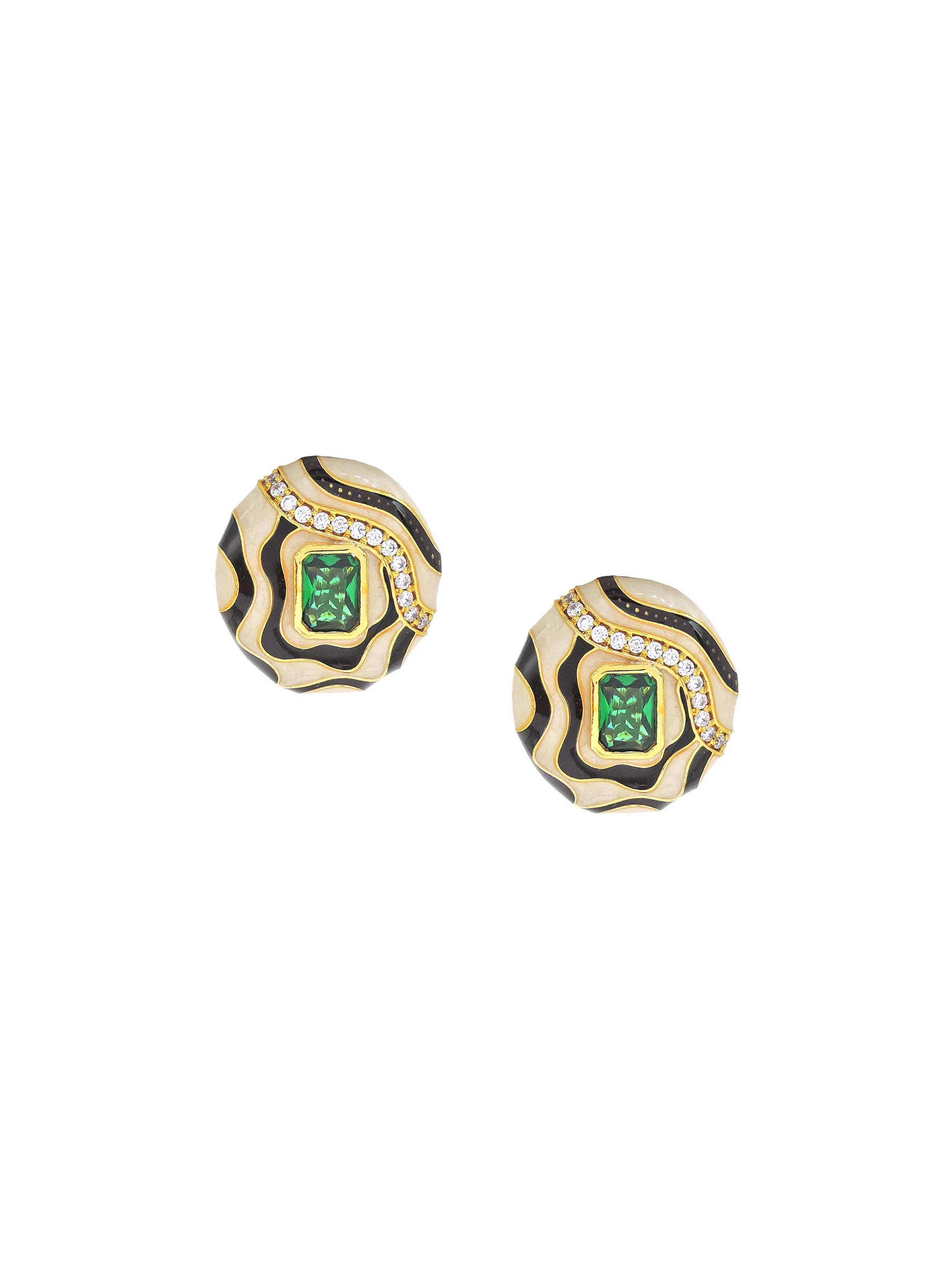 Luxe Pop Enamel Earrings