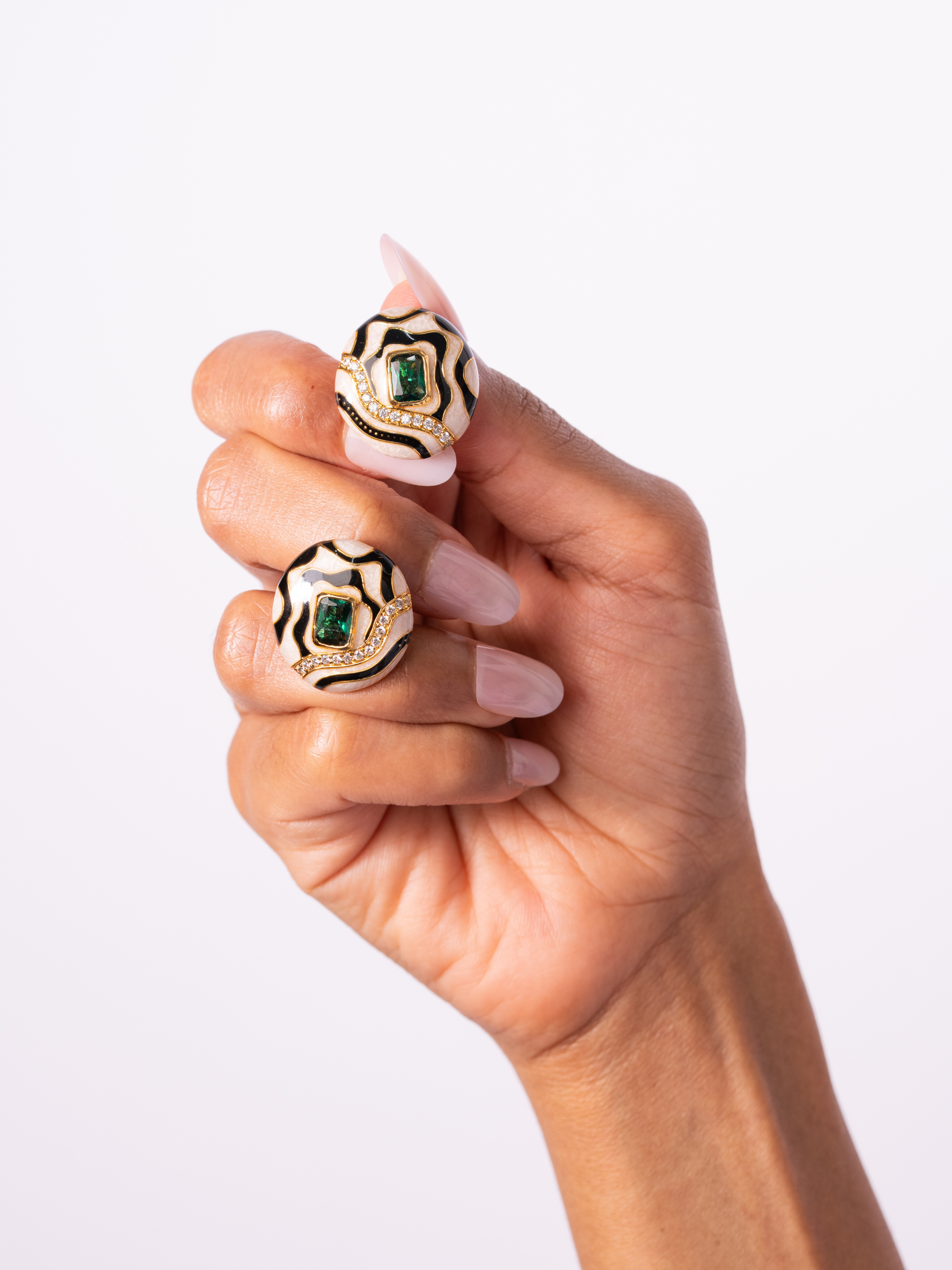 Luxe Pop Enamel Earrings