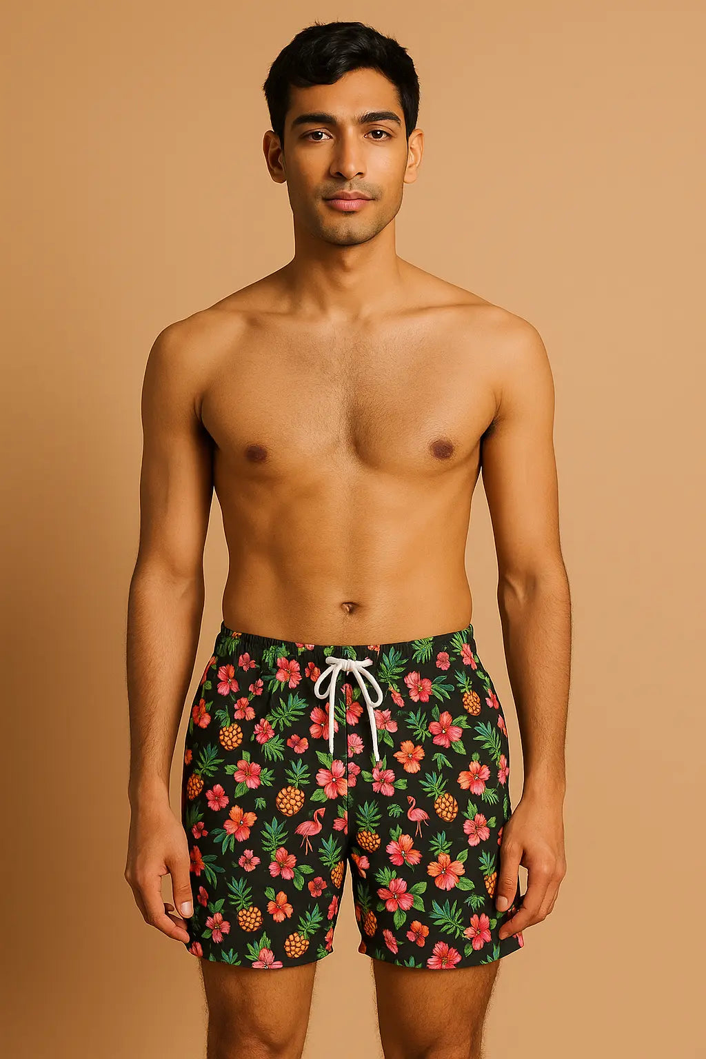 Men's Swim Shorts - Tropical Paradise