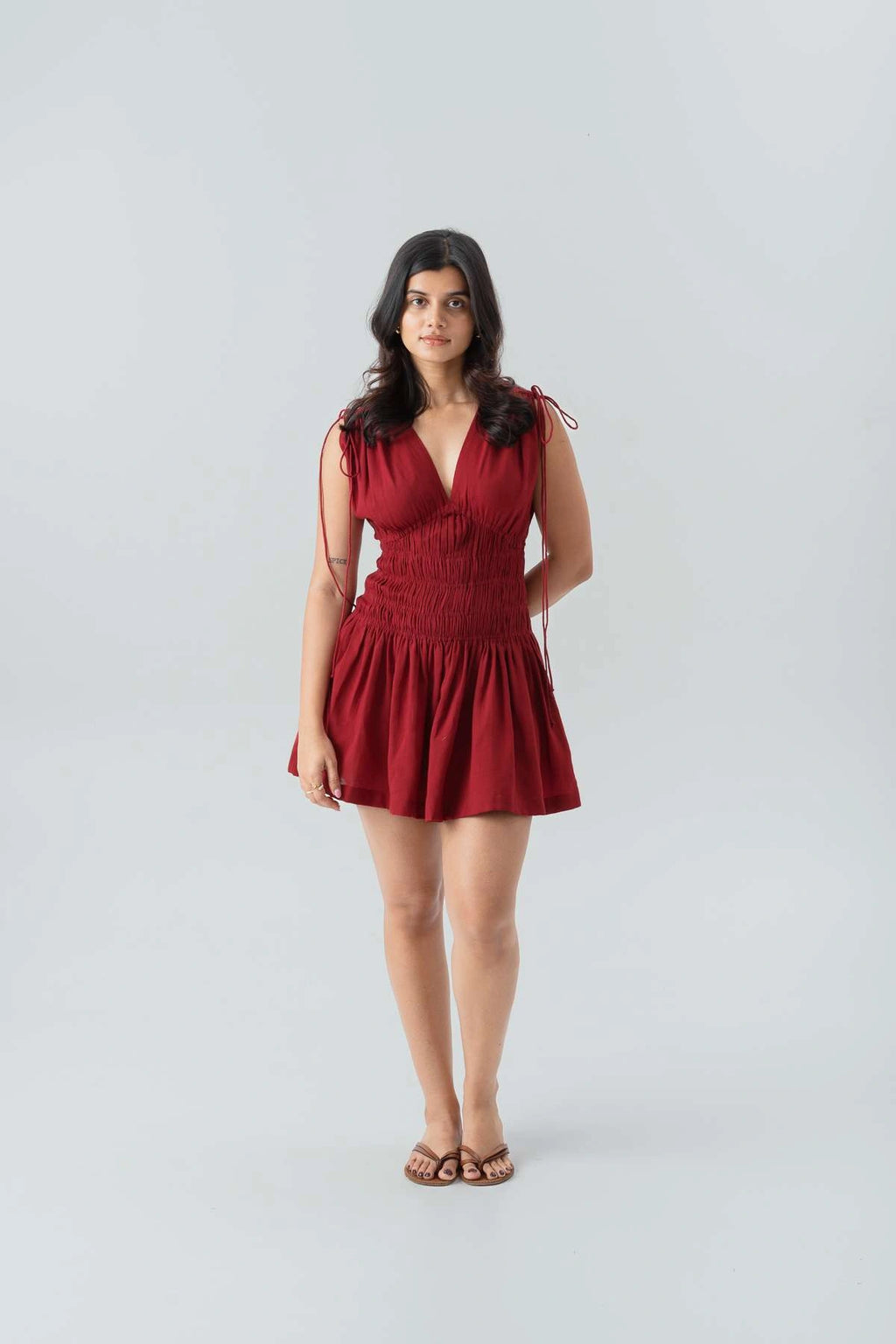 Maybel Dress-Red