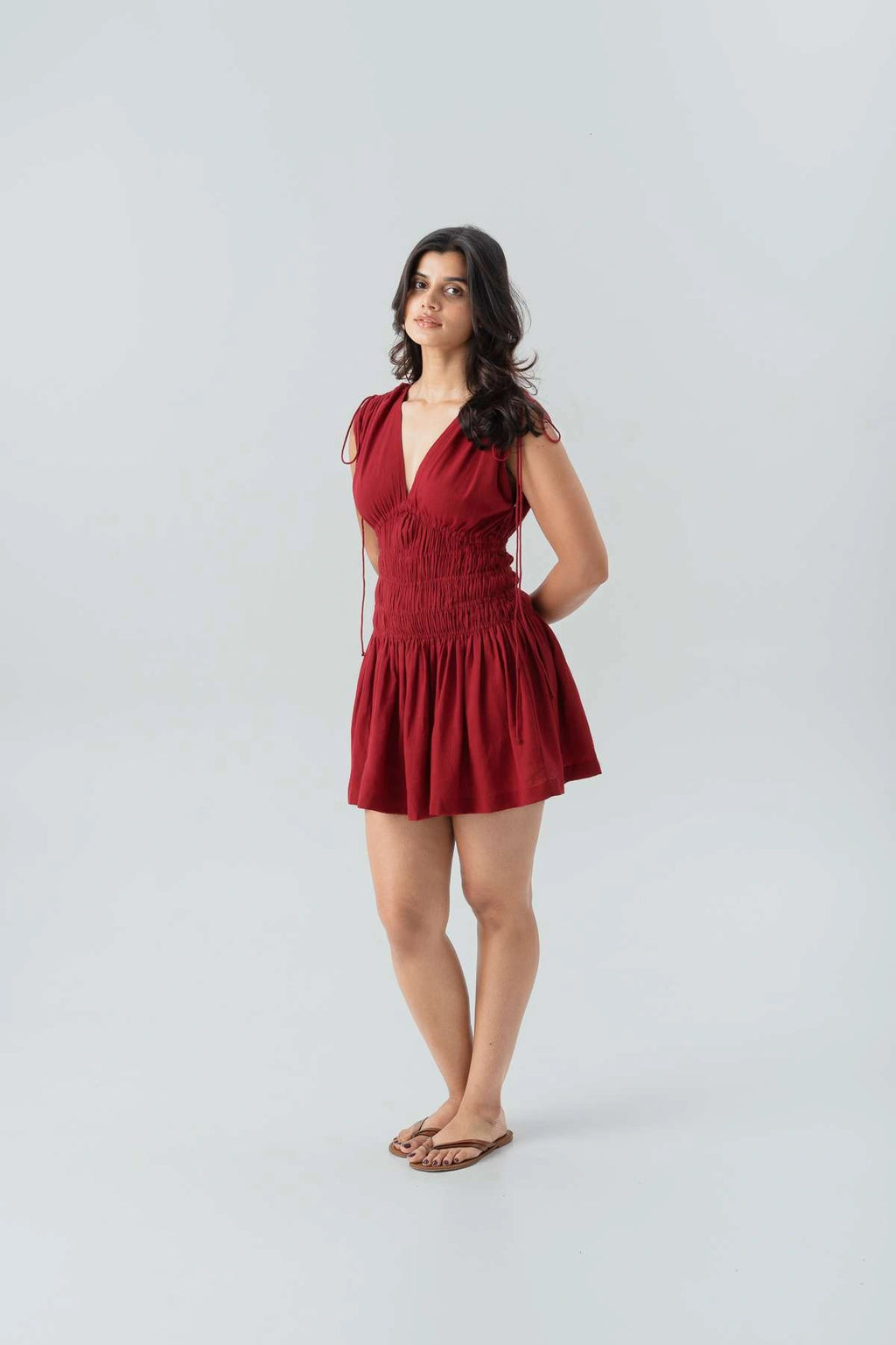 Maybel Dress-Red