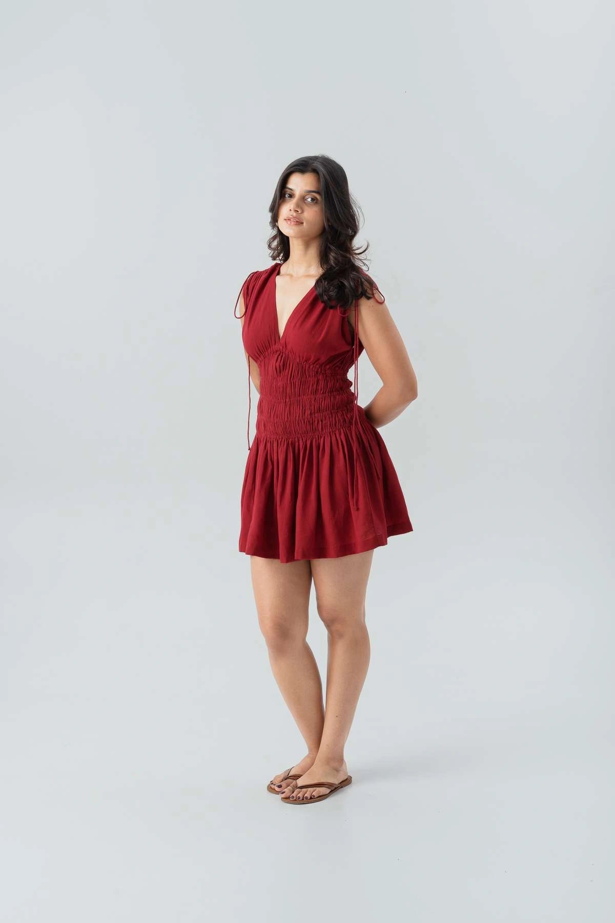 Maybel Dress-Red