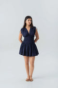 Maybel Dress-Navy