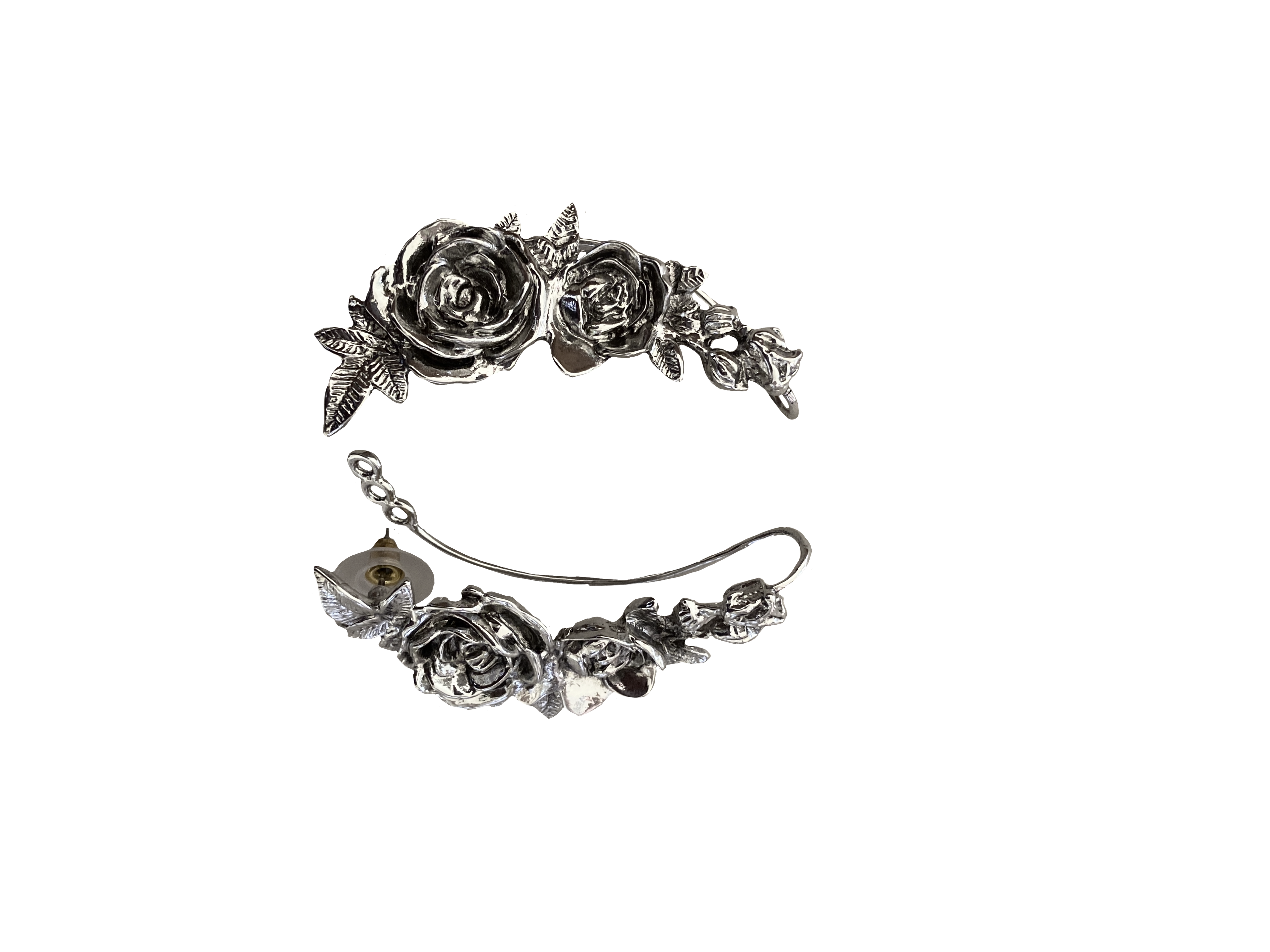 Rose Earcuff Silver