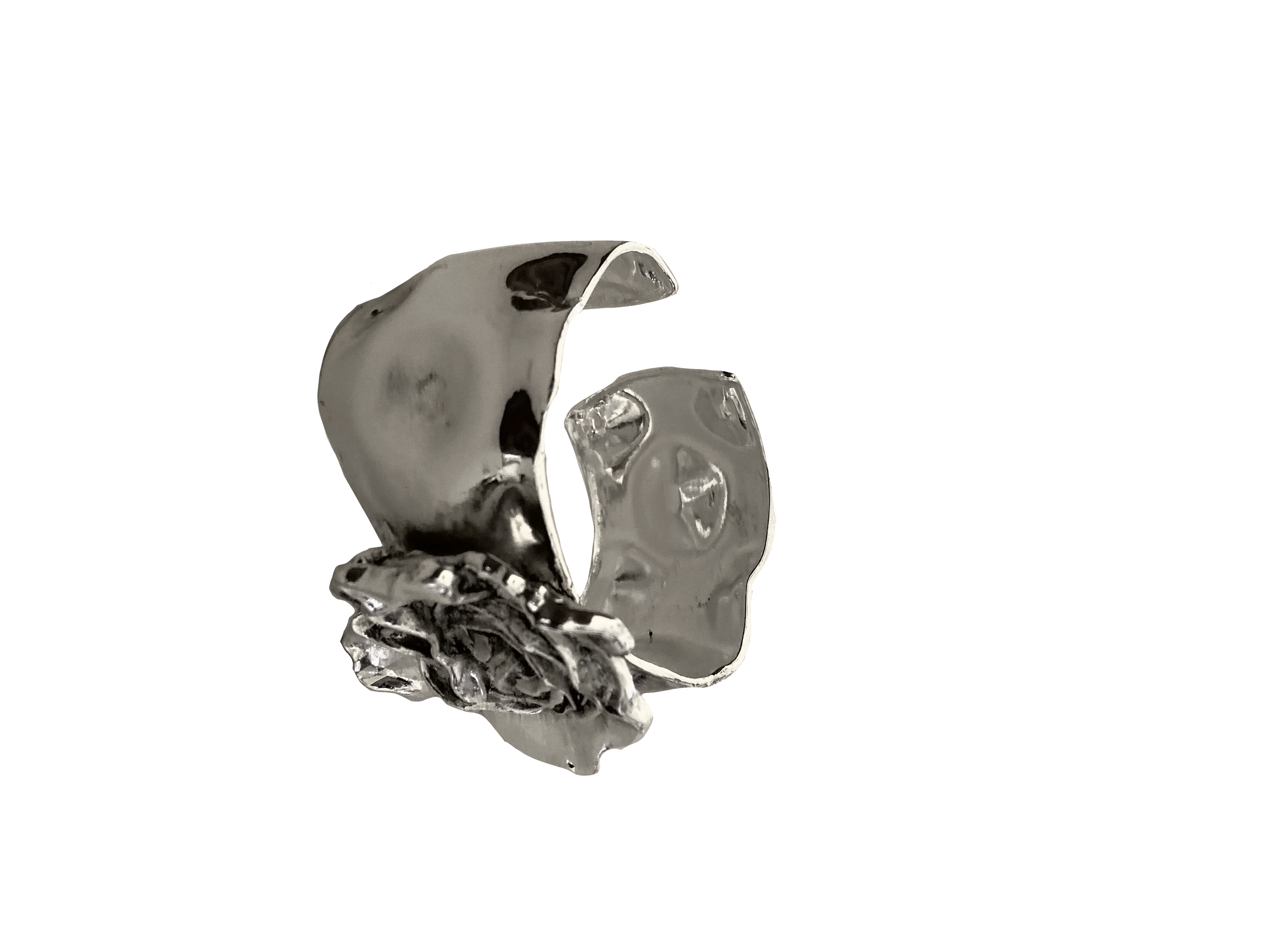 Rose Handcuff Silver