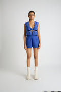BROKEN BLUE VEST - BLUE