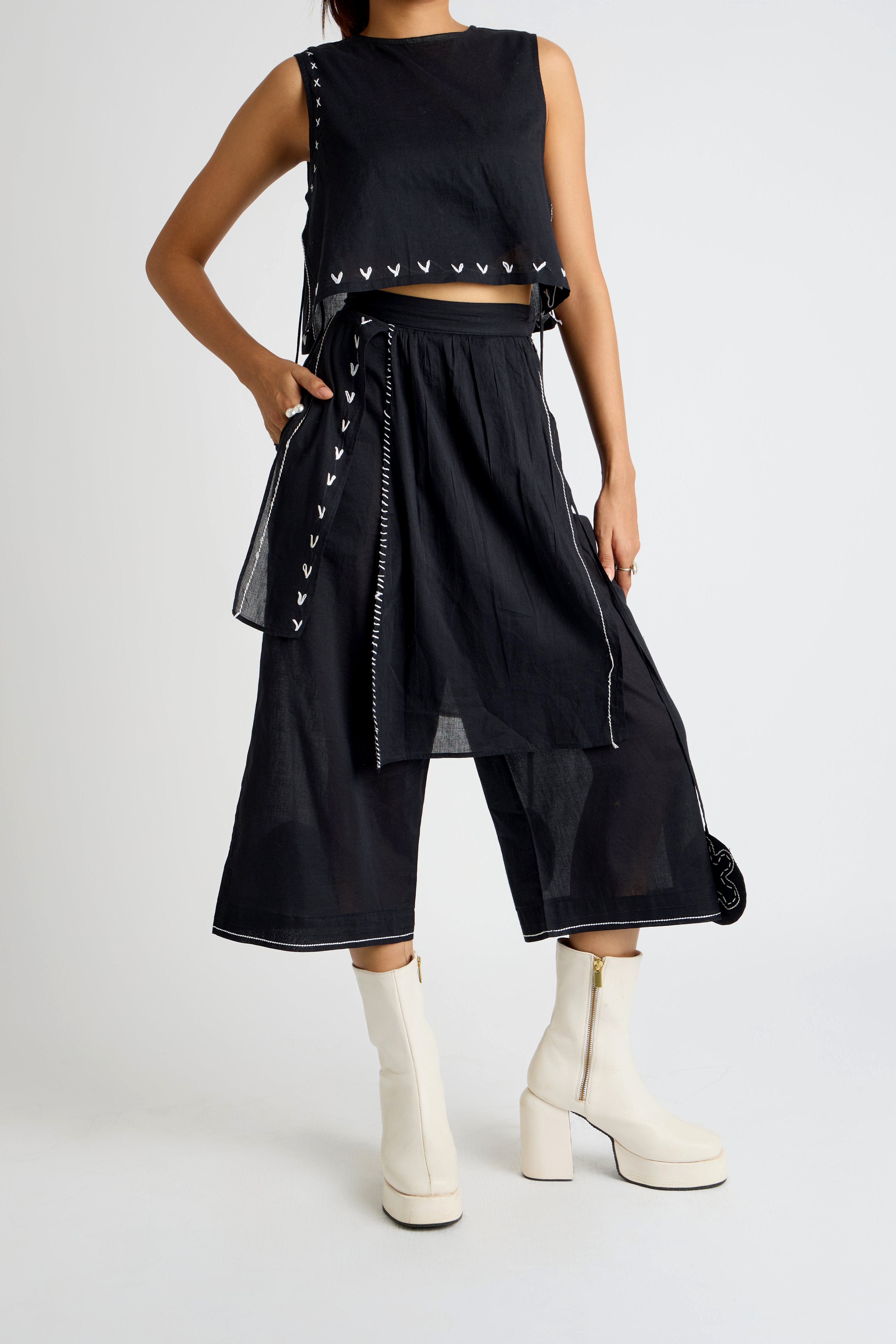 KALA DIL PANTS - BLACK