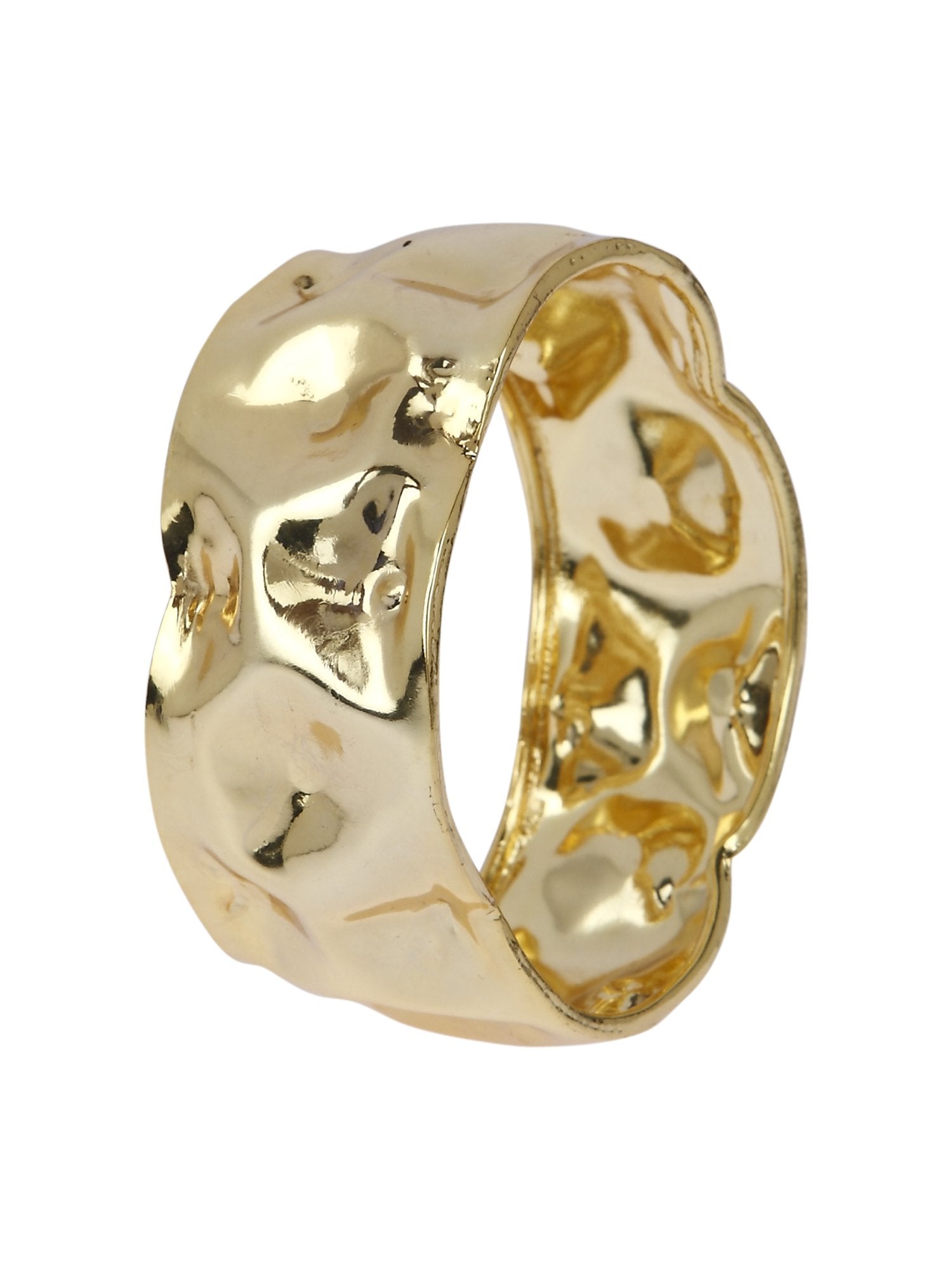 Thick Beaten Bangle