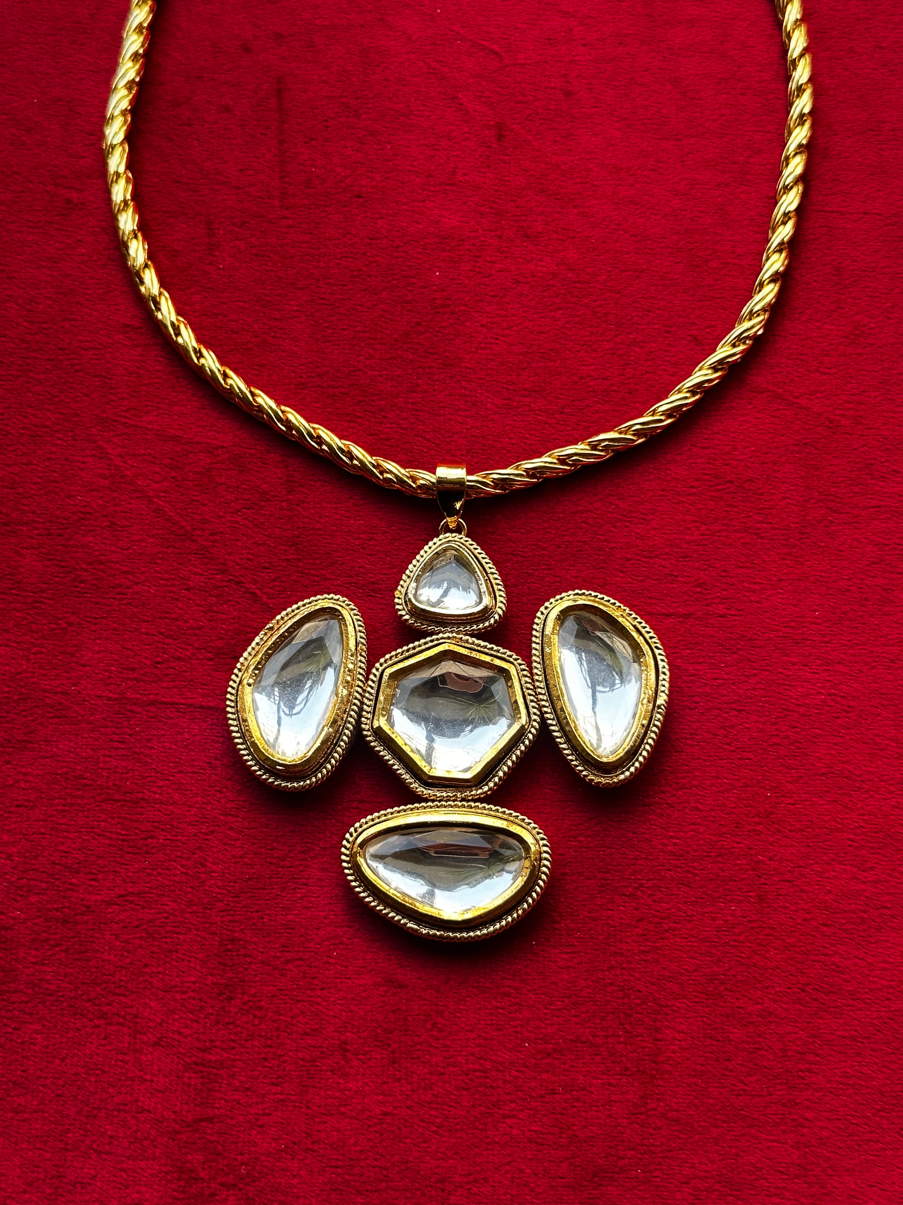 Polki Orb Necklace