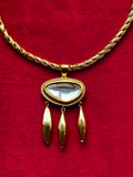 Polki Triangular Drop necklace