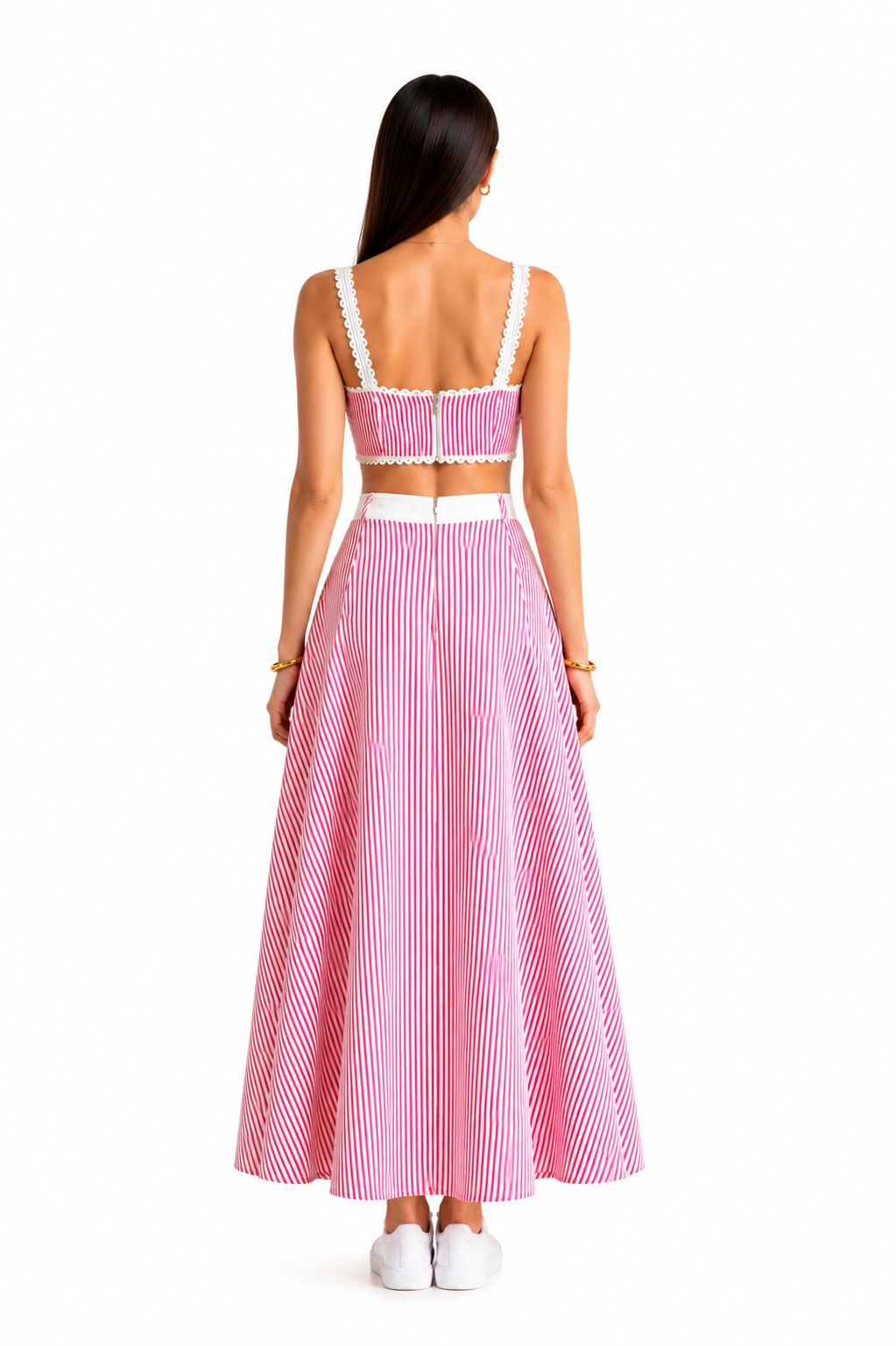 Candy Stripe Skirt Set