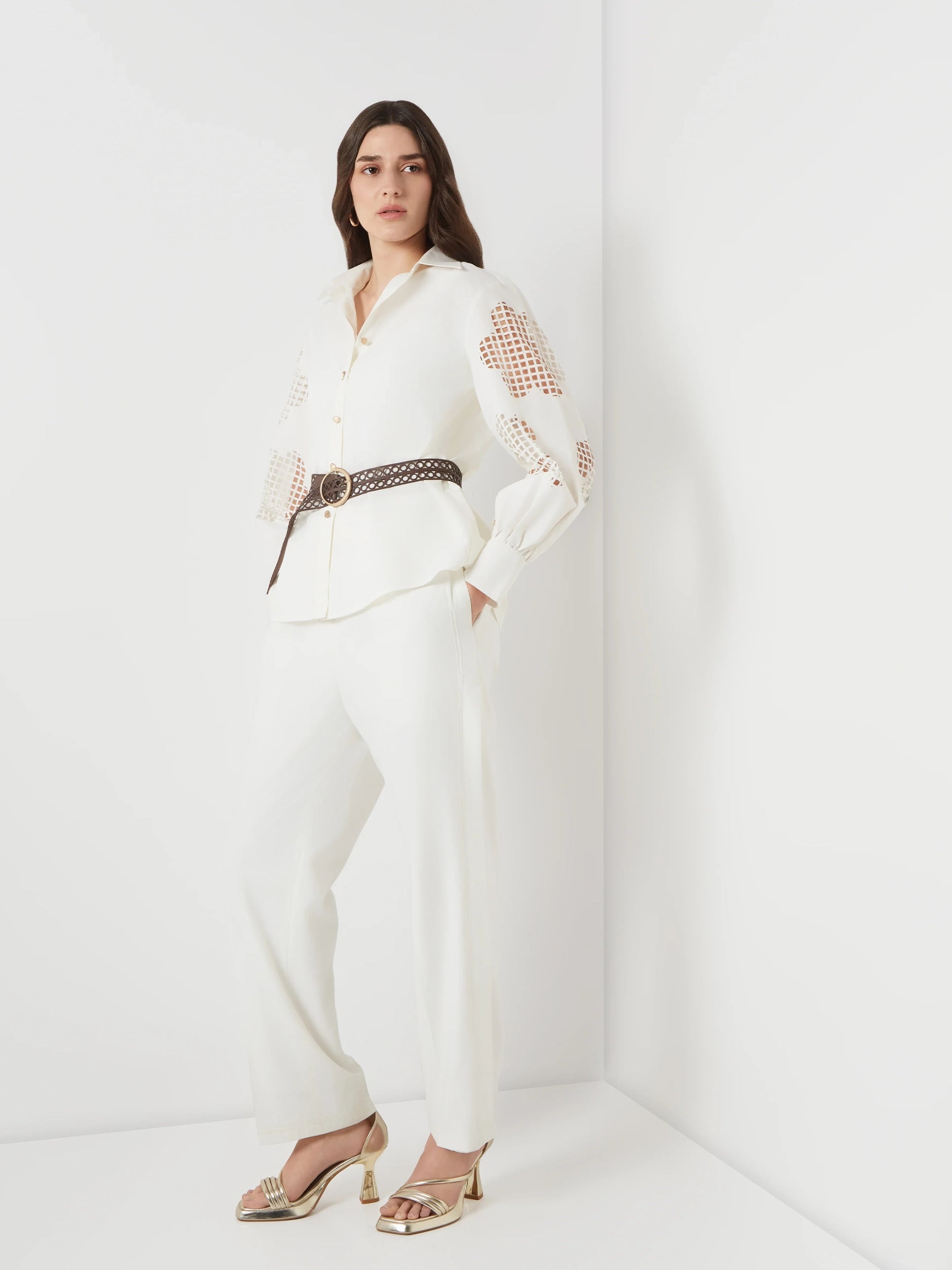 The Cream Cutwork Shirt