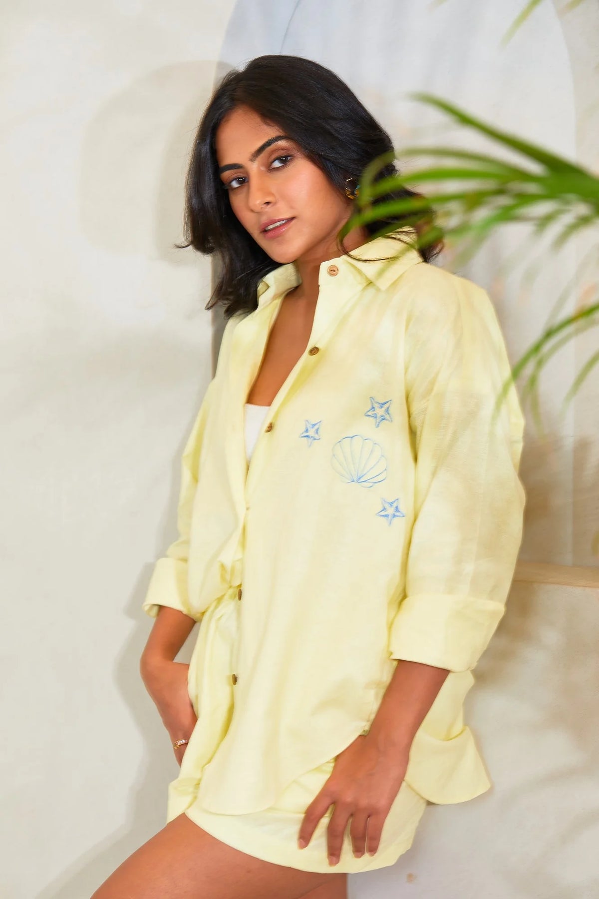 Limon Lounge Shirt view 2 — HEMPZERO, The Curated Collective