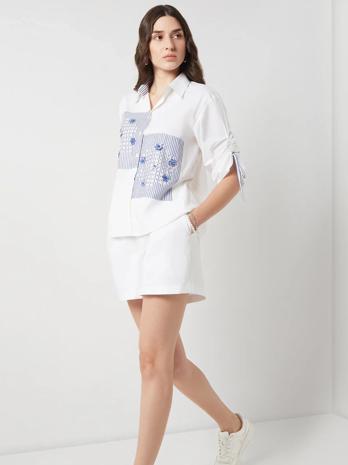 Handcrafed Panelled Shirt — Needle ten, The Curated Collective