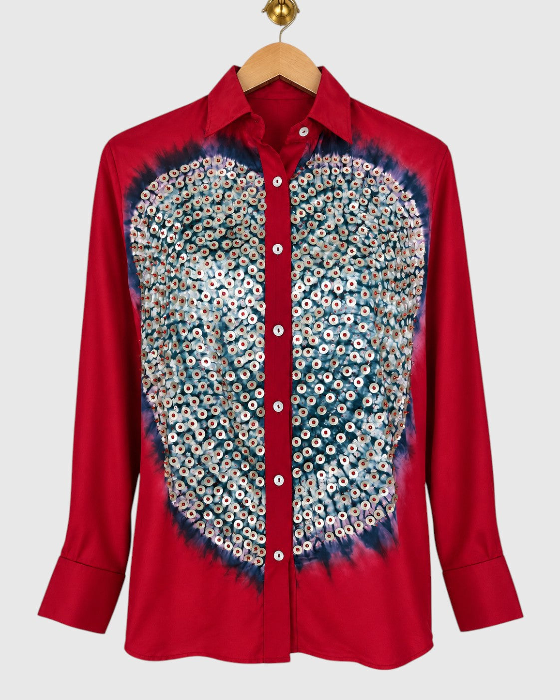Red & Teal Heart Shirt — view 1
