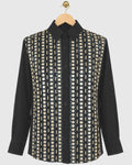 Black Stripe Tie-Dye Shirt — view 1